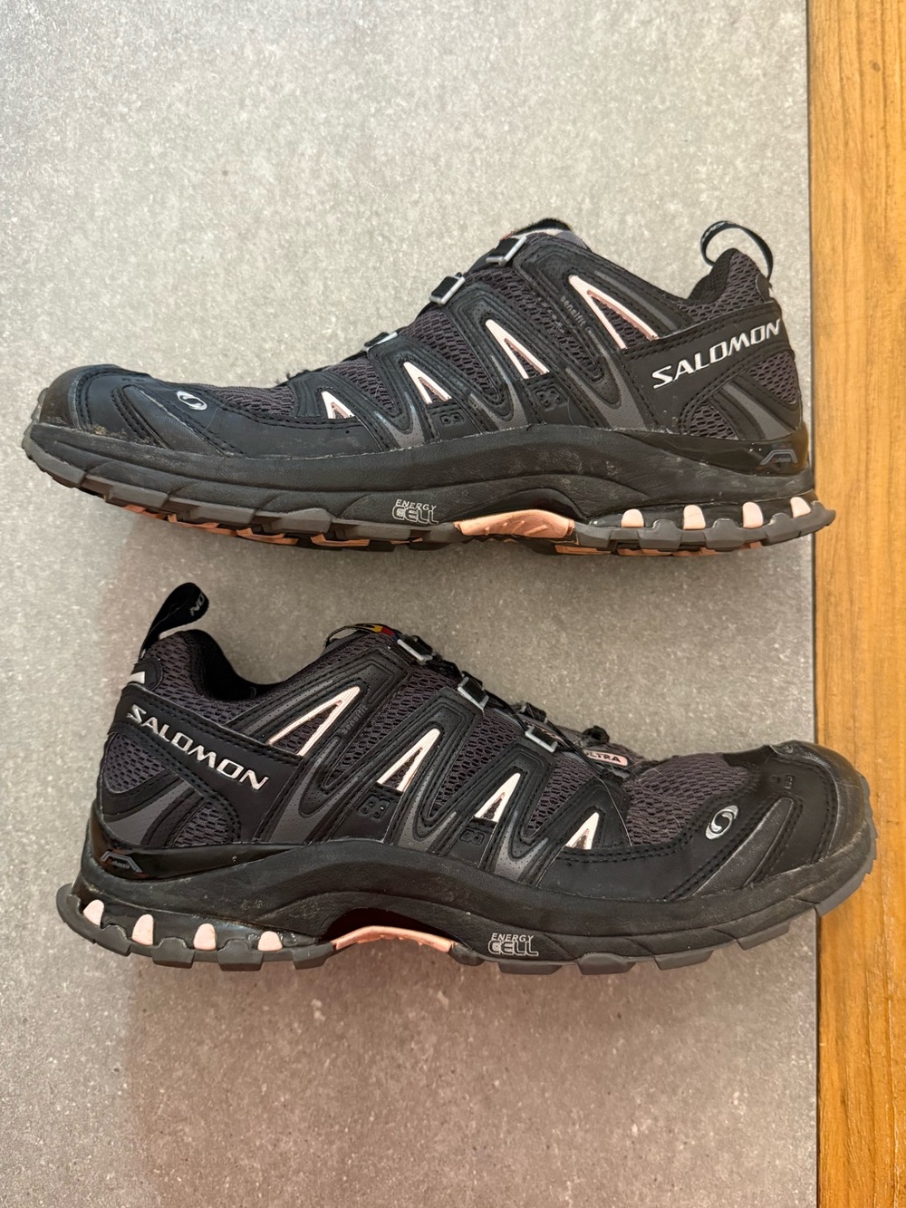 Salomon XA Pro 3D Ultra Trail Running Shoes Black Pink Womens Size 9 - Picture 2 of 11